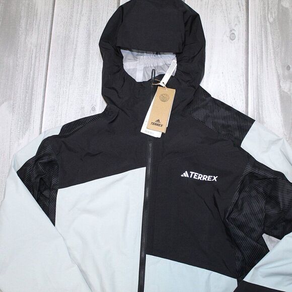 NEW adidas Terrex Xperior Hybrid Primeknit RAIN.RDY Jacket - Men's - Picture 2 of 7